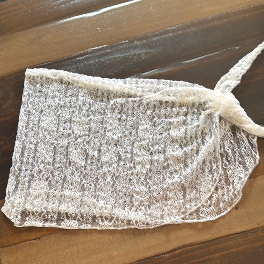 Elegant White Lace Women's Bag